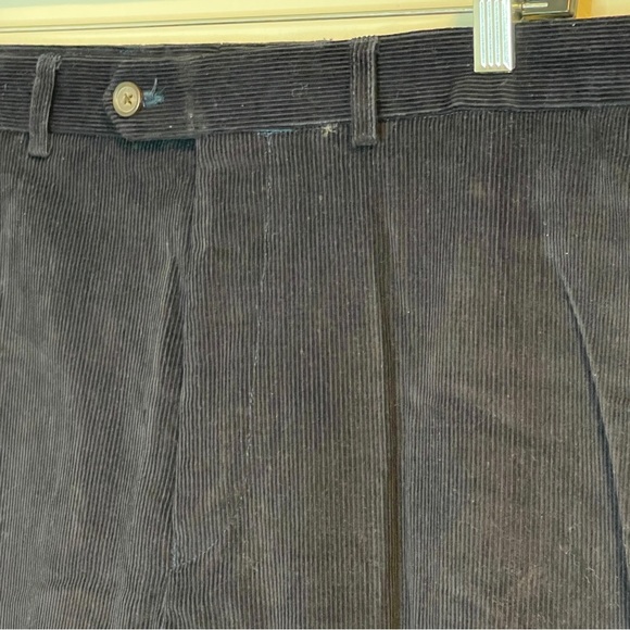 Lauren Ralph Lauren Navy Corduroy Dress Pants 42x30 - Picture 3 of 8